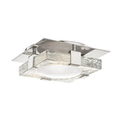 Hudson Valley 9811 Bourne 1-lt 11" Semi Flush Mount-Polished Nickel