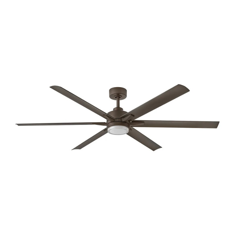 Hinkley 910566 Valor 66" Outdoor Smart Ceiling Fan with LED Light Kit - Metallic Matte Bronze