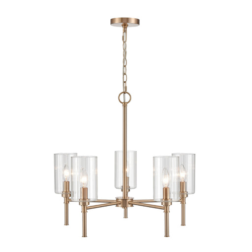 Millennium 9915 Chastine 5-lt 24" Chandelier - Modern Gold