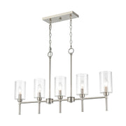 Millennium 9925 Chastine 5-lt 36" Chandelier - Brushed Nickel