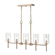 Millennium 9925 Chastine 5-lt 36" Chandelier - Modern Gold