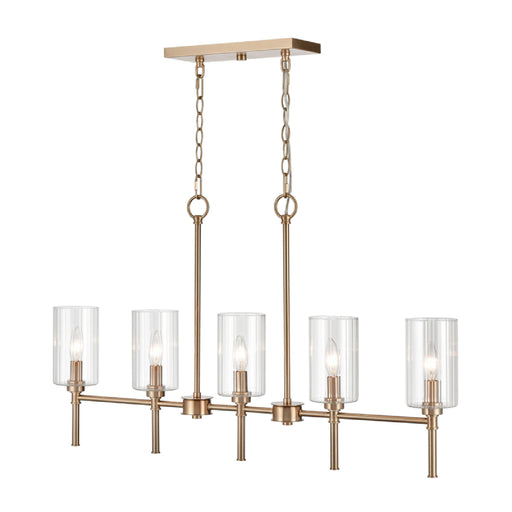 Millennium 9925 Chastine 5-lt 36" Chandelier - Modern Gold