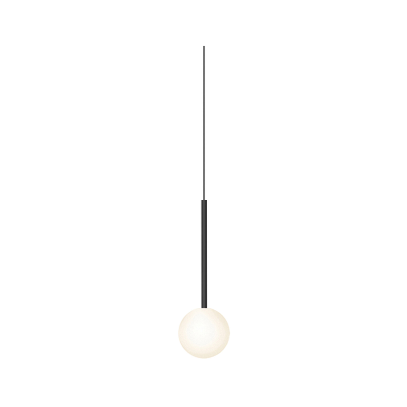 Pablo Designs Bola Sphere 4" LED Pendant - Matte Black