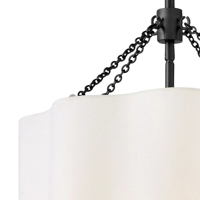Hinkley 47737 Gwen 4-lt 16" LED Pendant - Black