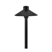 Hinkley 16055-LL Hardy Island Large Standard 1-lt 22" Tall LED Outdoor Path Light, 12V - Brass Satin Black