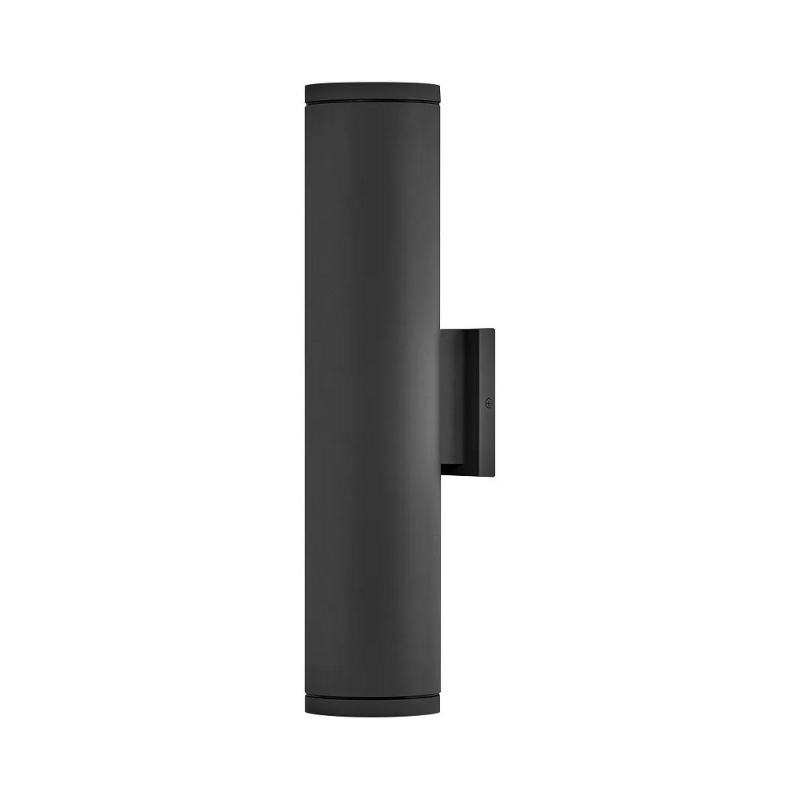 Hinkley 13598 Silo 2-lt 20" Tall LED Outdoor Wall Sconce - Black