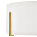 Hinkley 47573 Halle 4-lt 20" LED Semi-Flush Mount - Lacquered Brass