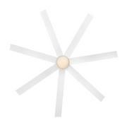 Hinkley 910656 Current 56" Smart Ceiling Fan with LED Light Kit - Matte White