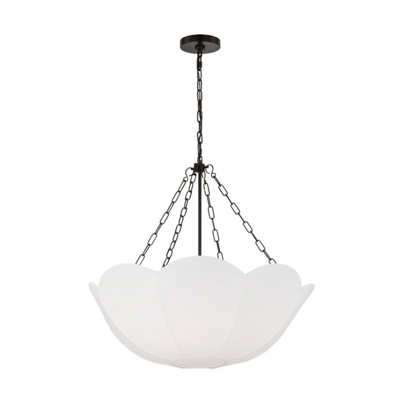 Visual Comfort AC1163 Stassi 3-lt 24" Small Chandelier - Aged Iron