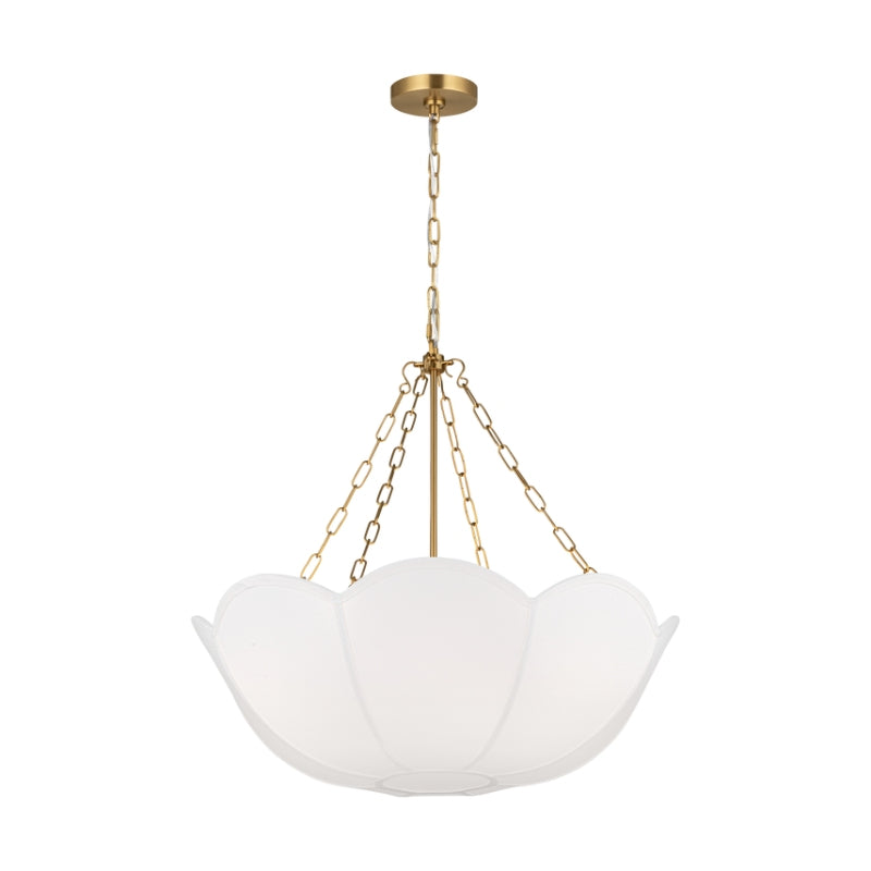 Visual Comfort AC1163 Stassi 3-lt 24" Small Chandelier - Burnished Brass