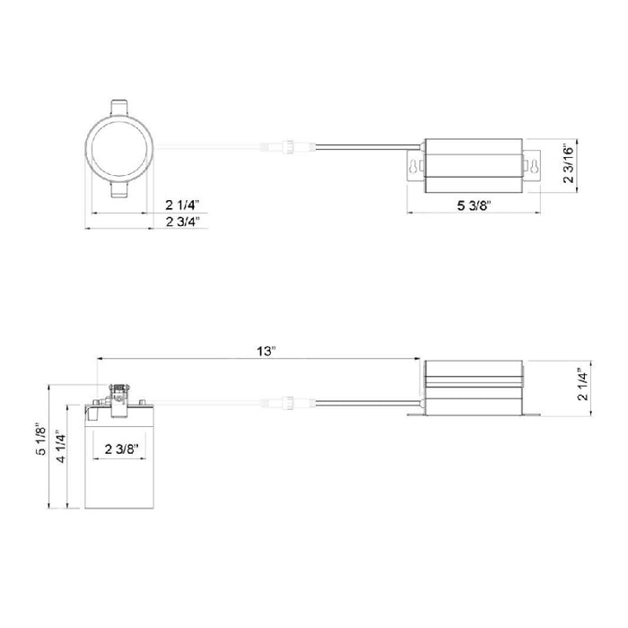 Lotus AD-3-S15W 3" LED Floating Torpedo, 5CCT Selectable