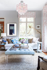 Crystorama ADD-300 Addis 4-lt 18" Mini Chandelier - Polished Chrome/Spring