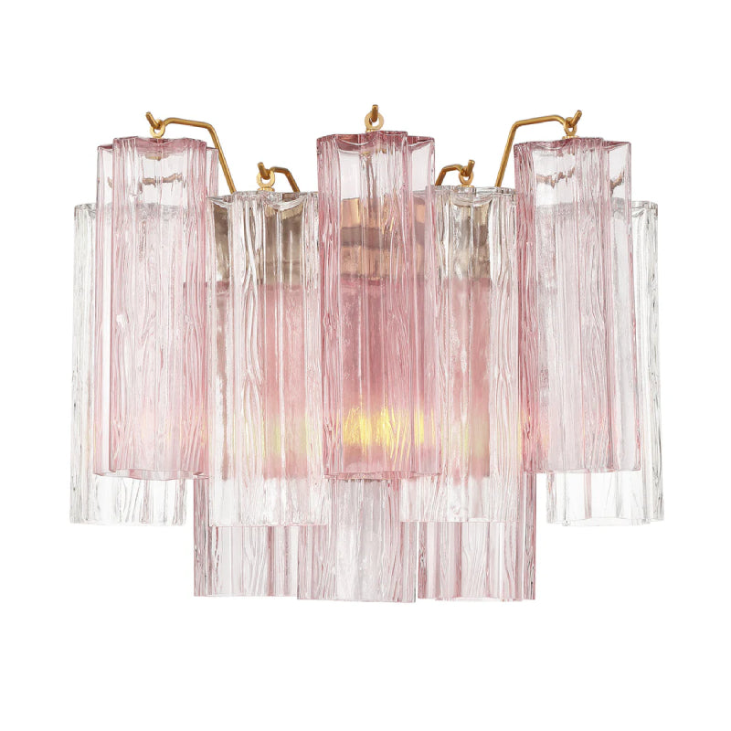 Crystorama ADD-302 Addis 2-lt 15" Wall Sconce - Aged Brass/Spring