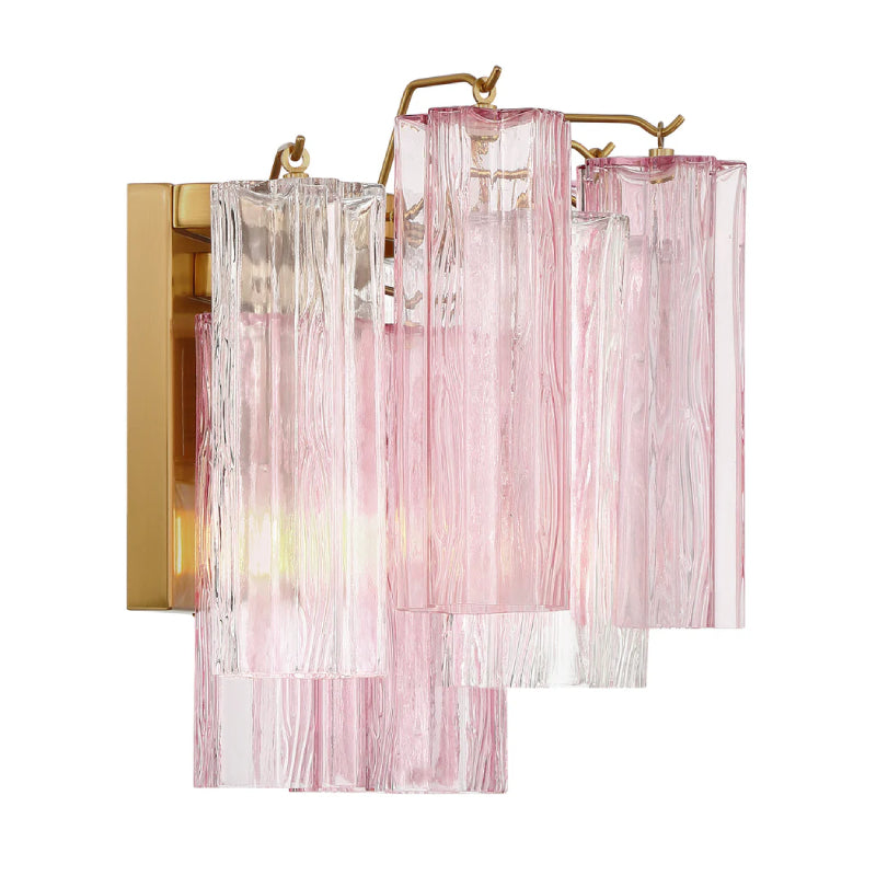 Crystorama ADD-302 Addis 2-lt 15" Wall Sconce - Aged Brass/Spring