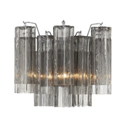 Crystorama ADD-302 Addis 2-lt 15" Wall Sconce - Polished Chrome