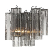 Crystorama ADD-302 Addis 2-lt 15" Wall Sconce - Polished Chrome