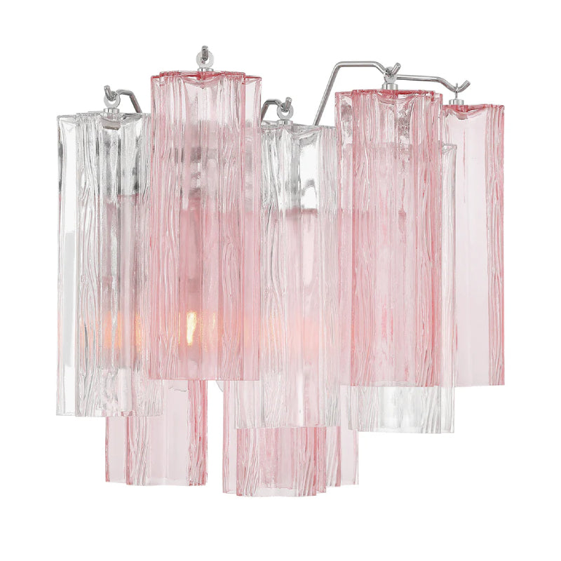 Crystorama ADD-302 Addis 2-lt 15" Wall Sconce - Polished Chrome