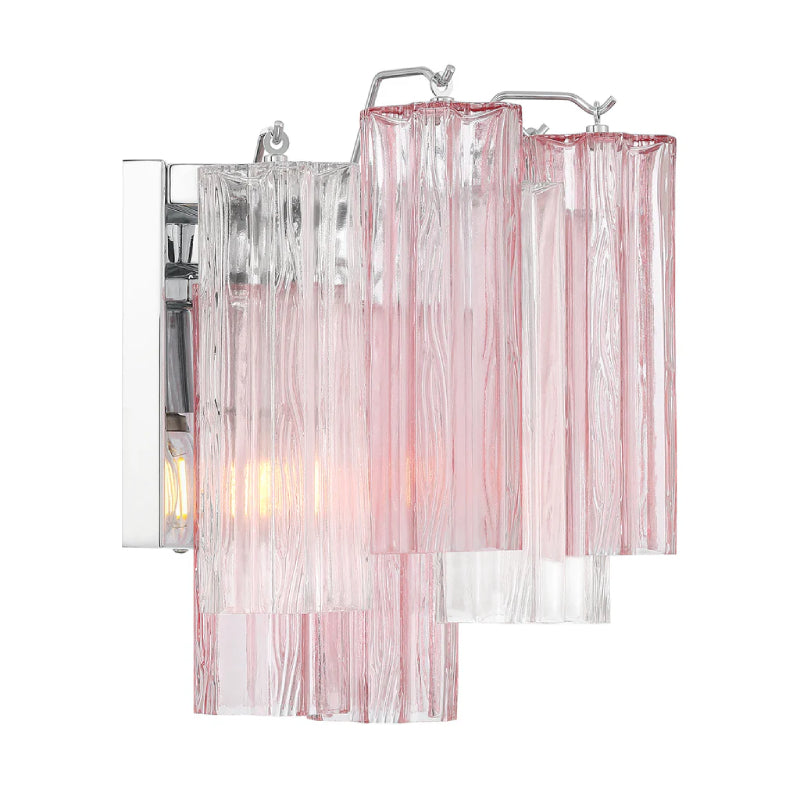 Crystorama ADD-302 Addis 2-lt 15" Wall Sconce - Polished Chrome