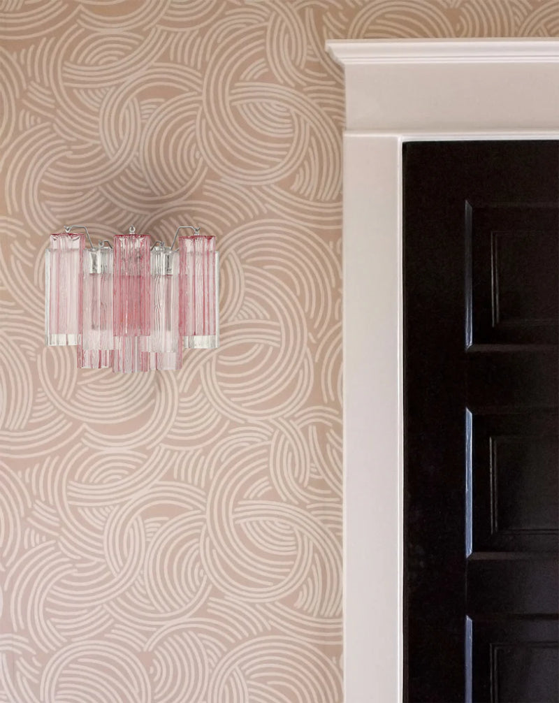 Crystorama ADD-302 Addis 2-lt 15" Wall Sconce - Polished Chrome