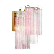 Crystorama ADD-303 Addis 2-lt 15" Wall Sconce - Aged Brass/Spring