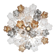 Crystorama ADD-306 Addis 6-lt 20" Chandelier - Polished Chrome/Autumn
