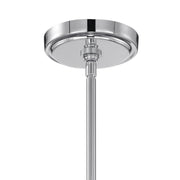 Crystorama ADD-306 Addis 6-lt 20" Chandelier - Polished Chrome