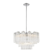 Crystorama ADD-308 Addis 9-lt 22" Chandelier - Polished Chrome/Clear