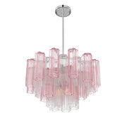 Crystorama ADD-308 Addis 9-lt 22" Chandelier - Polished Chrome/Spring