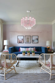 Crystorama ADD-308 Addis 9-lt 22" Chandelier - Polished Chrome/Spring