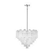 Crystorama ADD-312 Addis 12-lt 27" Chandelier - Polished Chrome