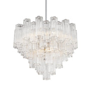 Crystorama ADD-312 Addis 12-lt 27" Chandelier - Polished Chrome