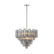Crystorama ADD-312 Addis 12-lt 27" Chandelier - Polished Chrome