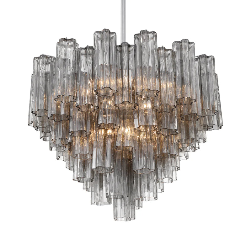 Crystorama ADD-312 Addis 12-lt 27" Chandelier - Polished Chrome
