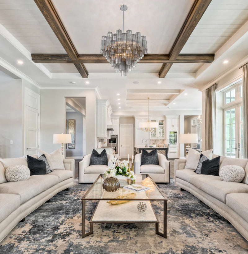 Crystorama ADD-312 Addis 12-lt 27" Chandelier - Polished Chrome