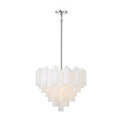 Crystorama ADD-312 Addis 12-lt 27" Chandelier - Polished Chrome
