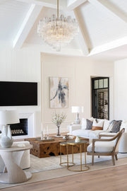 Crystorama ADD-316 Addis 16-lt 32" Chandelier - Aged Brass/Clear