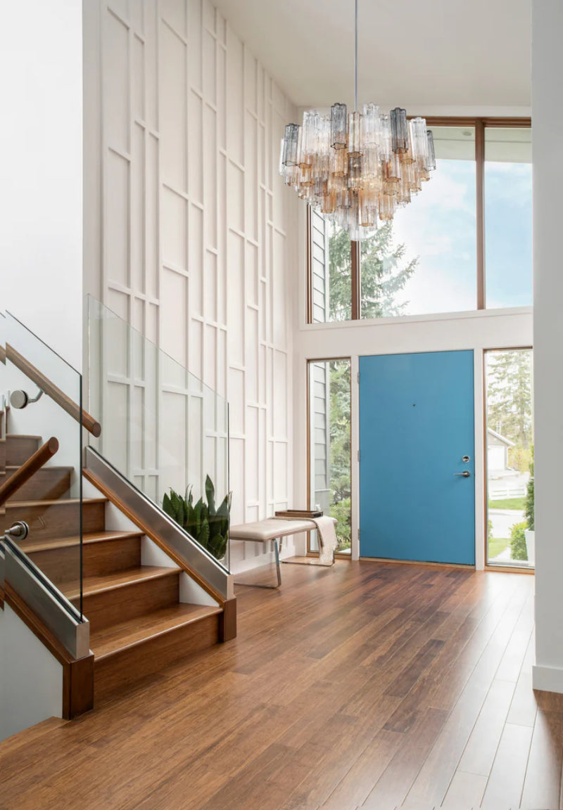 Crystorama ADD-316 Addis 16-lt 32" Chandelier - Polished Chrome/Autumn