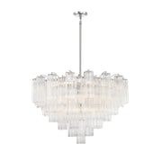 Crystorama ADD-316 Addis 16-lt 32" Chandelier - Polished Chrome/Clear