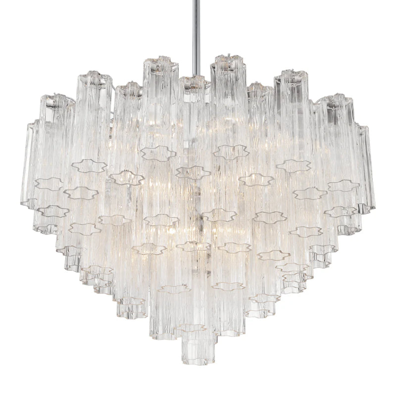 Crystorama ADD-316 Addis 16-lt 32" Chandelier - Polished Chrome/Clear