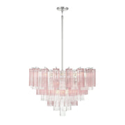 Crystorama ADD-316 Addis 16-lt 32" Chandelier - Polished Chrome/Spring