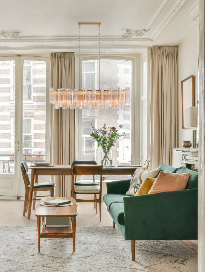 Crystorama ADD-317 Addis 14-lt 52" Linear Chandelier