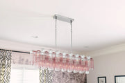 Crystorama ADD-317 Addis 14-lt 52" Linear Chandelier