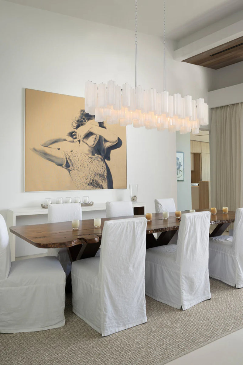 Crystorama ADD-317 Addis 14-lt 52" Linear Chandelier