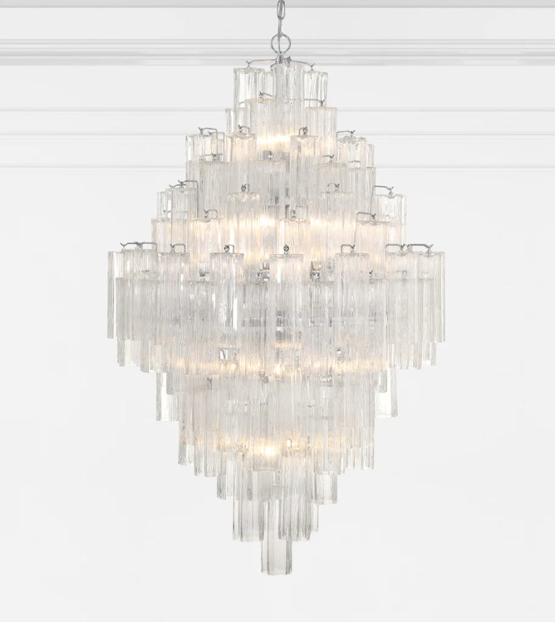Crystorama ADD-319 Addis 20-lt 32" Chandelier - Polished Chrome/Clear
