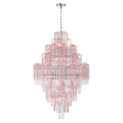 Crystorama ADD-319 Addis 20-lt 32" Chandelier - Polished Chrome/Spring