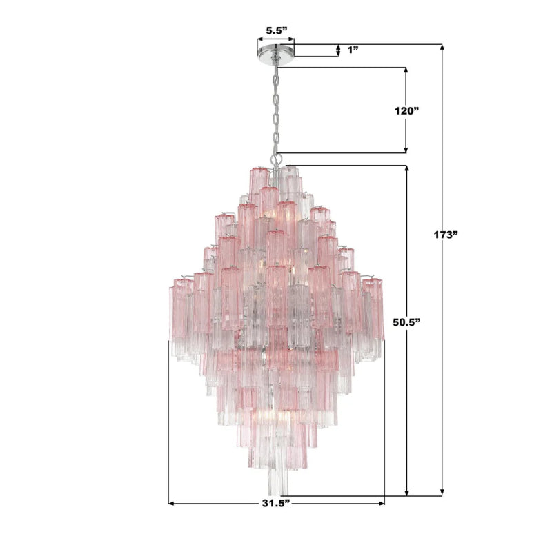 Crystorama ADD-319 Addis 20-lt 32" Chandelier