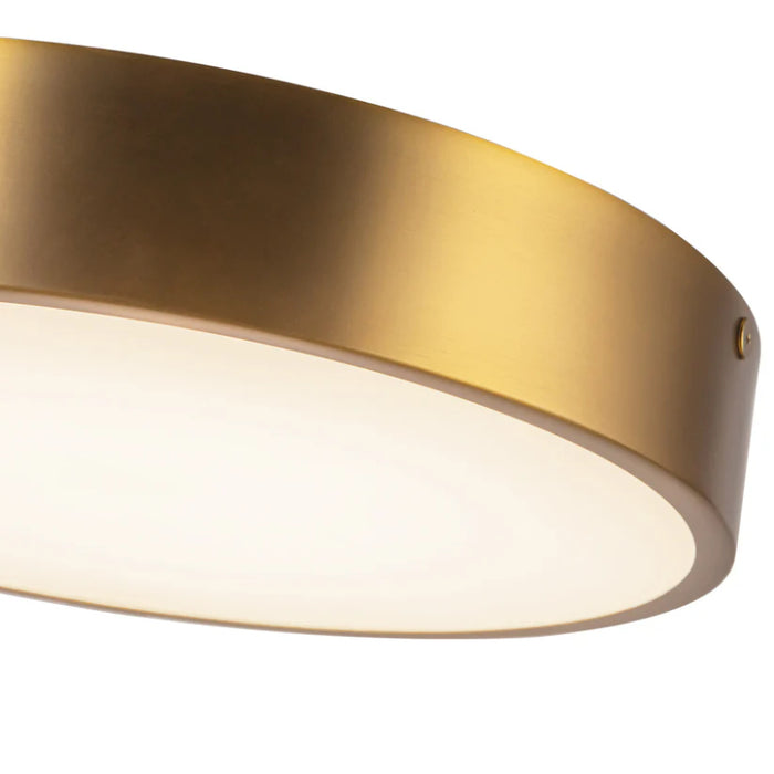 Alora Mood FM554011 Adelaide 1-lt 11" LED Flush Mount 5CCT Selectable - Aged Gold