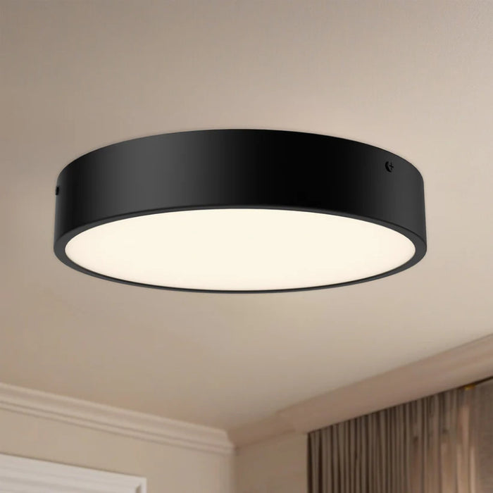 Alora Mood FM554011 Adelaide 1-lt 11" LED Flush Mount 5CCT Selectable - Matte Black