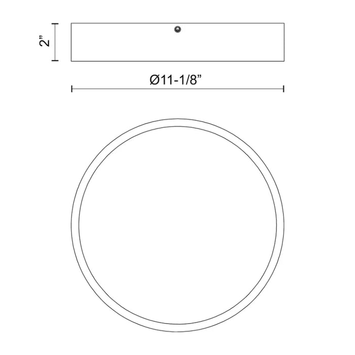 Alora Mood FM554011 Adelaide 1-lt 11" LED Flush Mount 5CCT Selectable