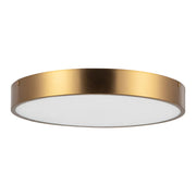Alora Mood FM554015-5CCT Adelaide 1-lt 15" LED Flush Mount, 5CCT Selectable - Aged Gold